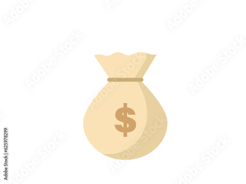 お金の入った袋のイラスト