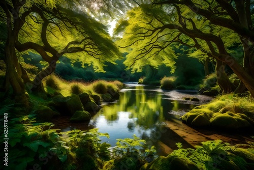 waterfall in the park