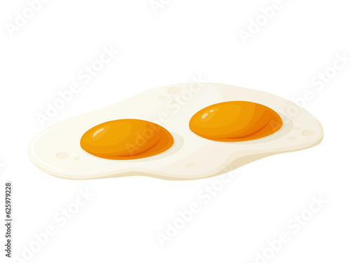 Scrambled egg. Healthy Breakfast. Protein and yolk.