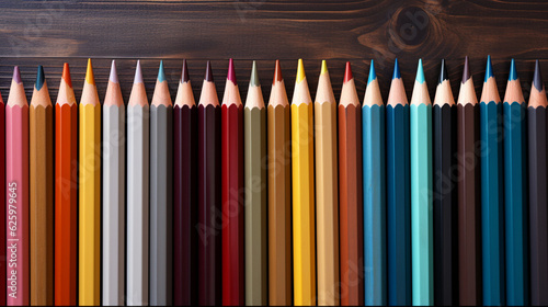 Buntstifte und Bleistifte für Schüler