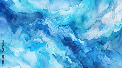 blue azure colors watercolor wallpaper