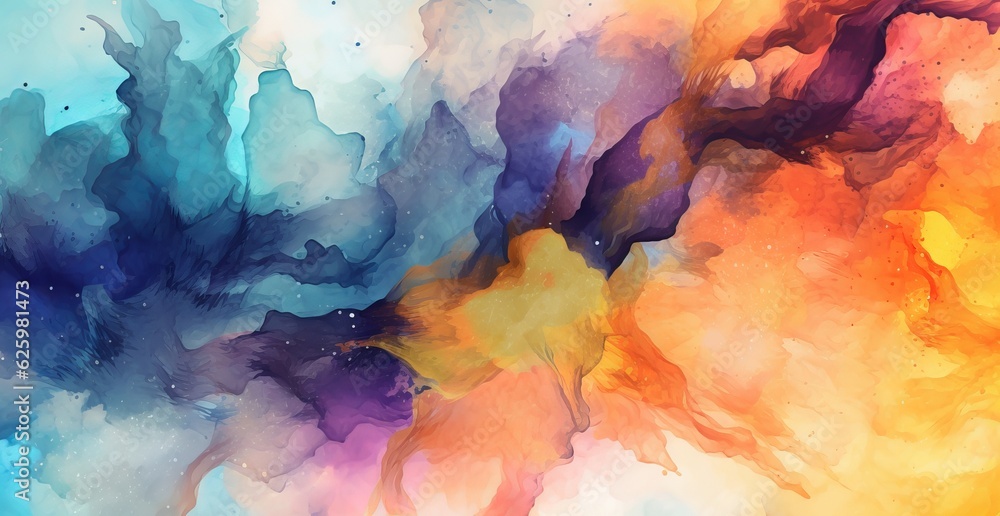 beautiful watercolor textured color background