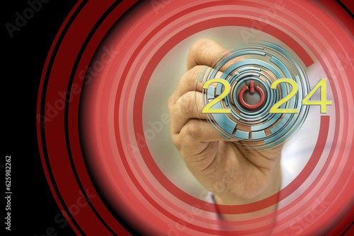 hand with target