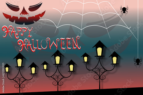 halloween background with bats