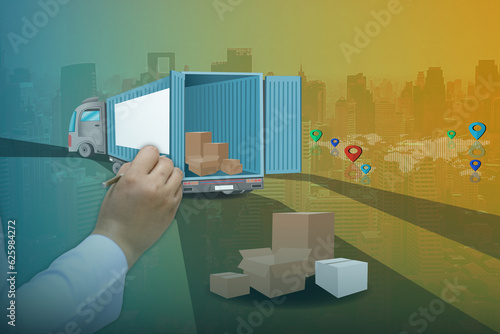 person holding a laptop