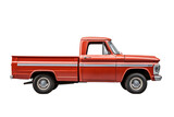 Pickup Truck Isolated on Transparent Background. AI