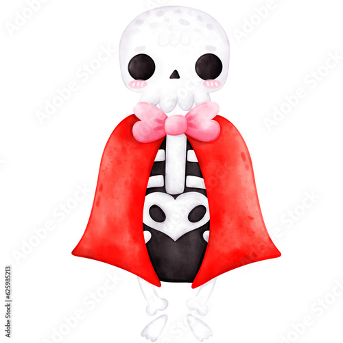 Cute Skeleton, Skull, Cute Halloween, Skeleton photo