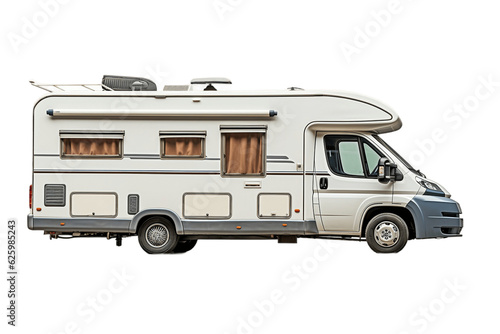 RV Isolated on Transparent Background. AI