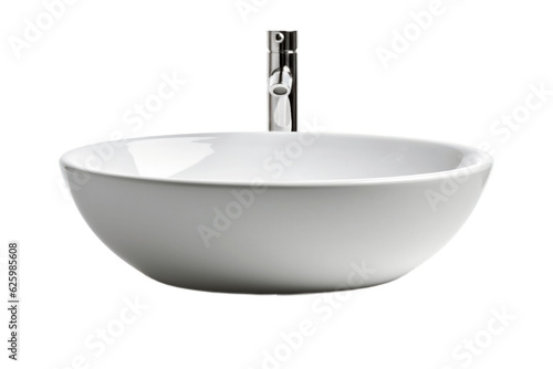 Wash Basin Isolated on Transparent Background. AI