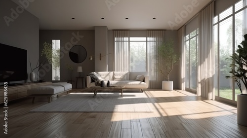 modern natural living area home interior deisgn background concept living room natural material finishing daylight cosy and clear design ideas home,ai generate © VERTEX SPACE