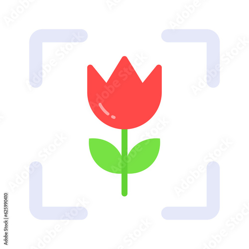 Grab this beautifully designed icon of macro mode in trendy style