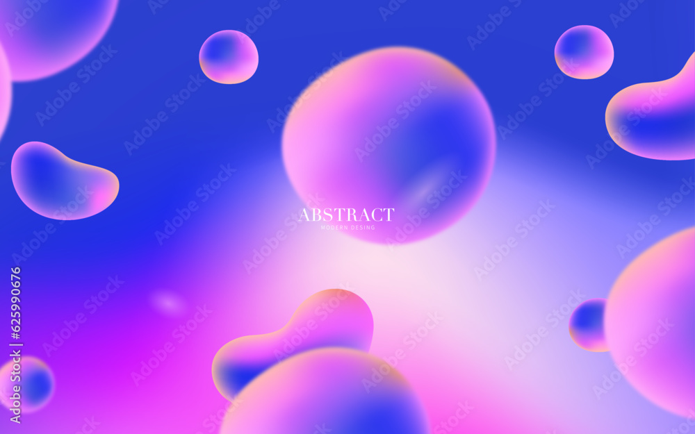 Pink abstract background, abstract background with bubbles