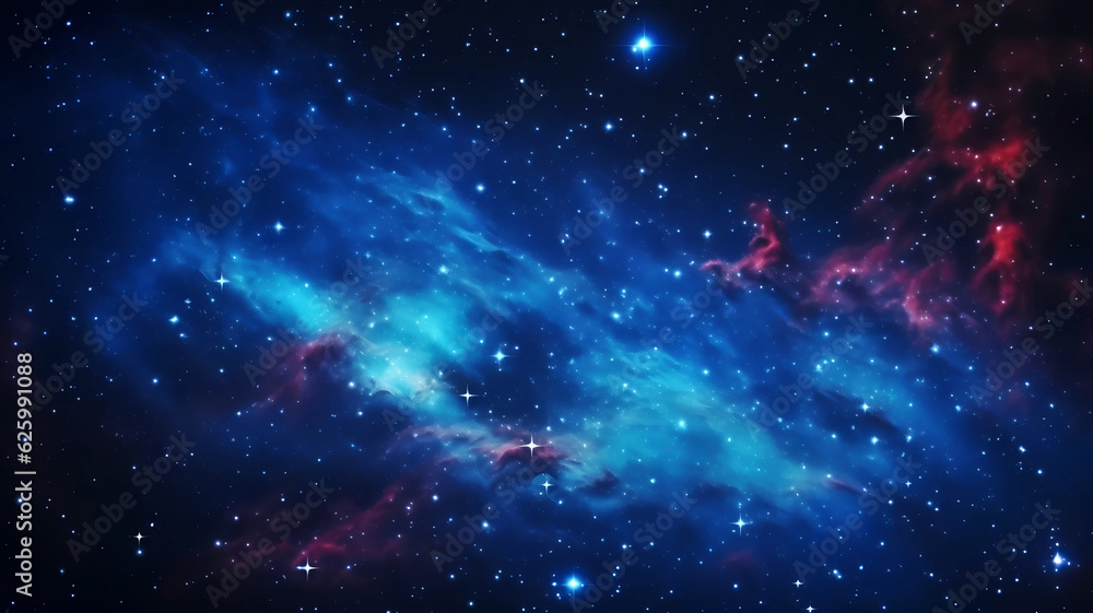 Fototapeta premium The galaxy in the beautiful night sky 