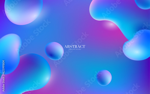 Abstract background with bubbles