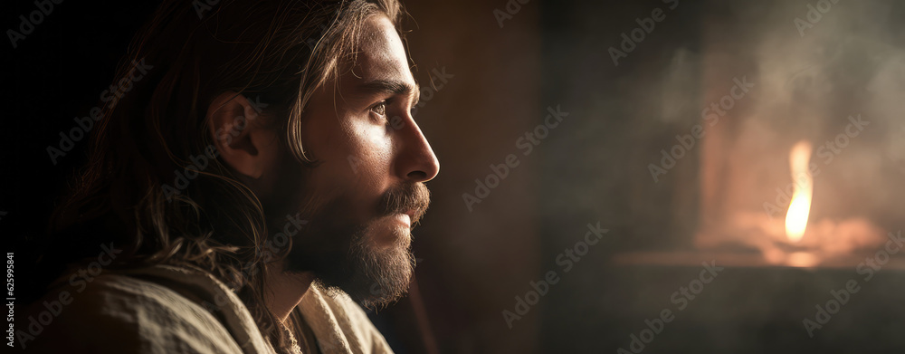 Saviour Random Person Jesus Christ, Savior of mankind, generative AI picture. Stock ...
