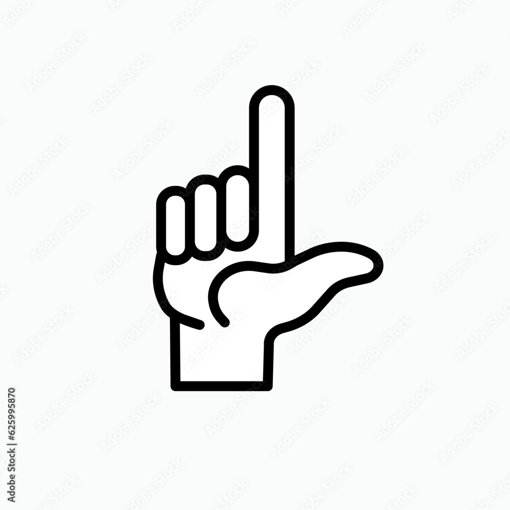 Finger Pointing Up Icon. Direct Illustration As A Simple Vector Sign & Trendy Symbol for Design and Websites, Presentation or Application. Finger Pointing Up Icon. Direct Illustration As A Simple Vector Sign & Trendy Symbol for Design and Websites, Presentation or Application.