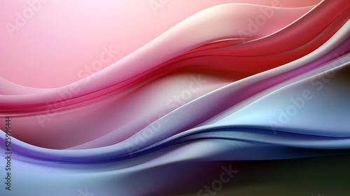 beautiful background with pink and pale blue waves, smartphone wallpaper. Generative Ai. 