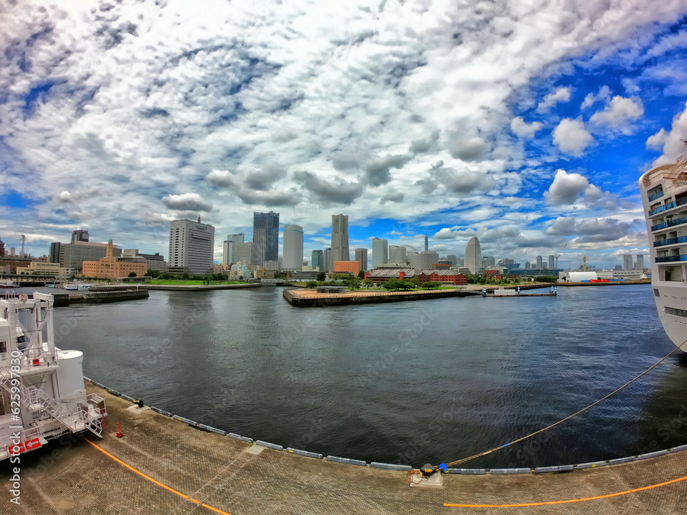 Obraz premium 【神奈川】横浜 みなとみらい方面の風景