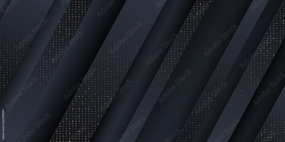Abstract black and gold luxury geometric vector background with abstract gold dots. template banner design. Abstract black and gold luxury geometric vector background with abstract gold dots. template banner design.