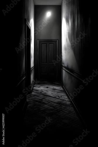 Dark hallway