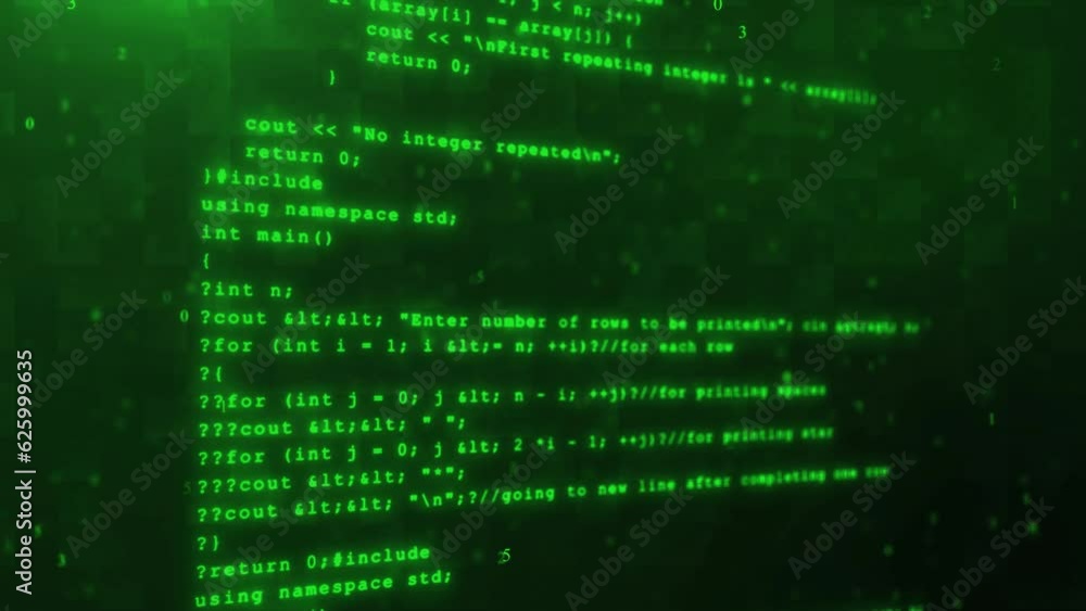 Vidéo Stock 4K programming computer script code abstract technology ...