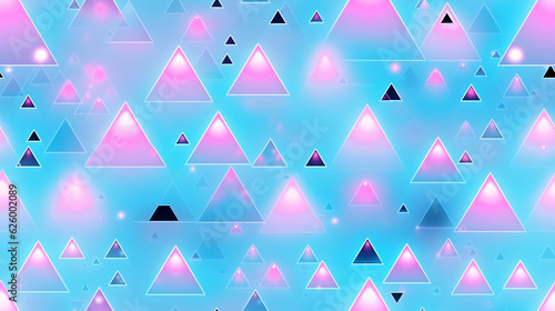 pattern with colorful triangle