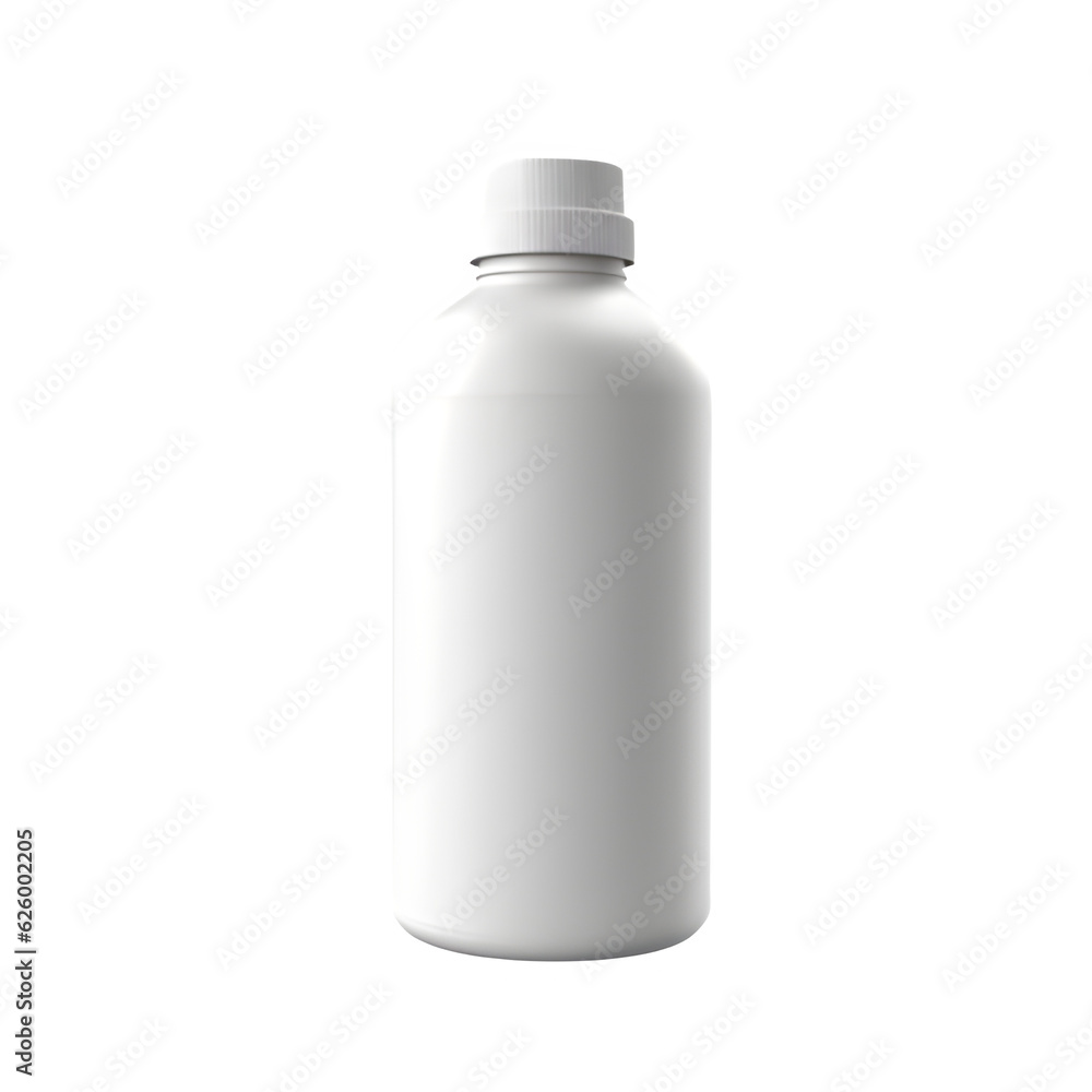 white bottle isolated on transparent background ,generative ai white bottle isolated on transparent background ,generative ai