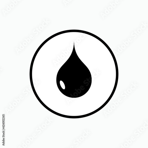 Trans Fat Icon. Drop, Rain or Cholesterol Symbol - Vector, Sign for Design, Presentation, Website or Apps Elements.    