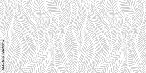 Seamless pattern with leaves. Abstract floral background. Vector illustration.
