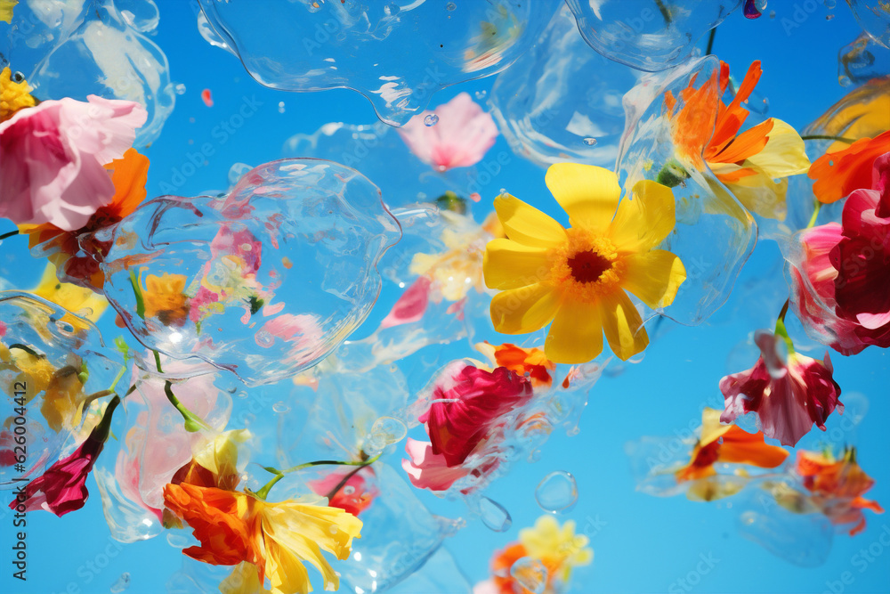 Sky nature background colorful field concept beauty spring blossom season flower bloom Sky nature background colorful field concept beauty spring blossom season flower bloom