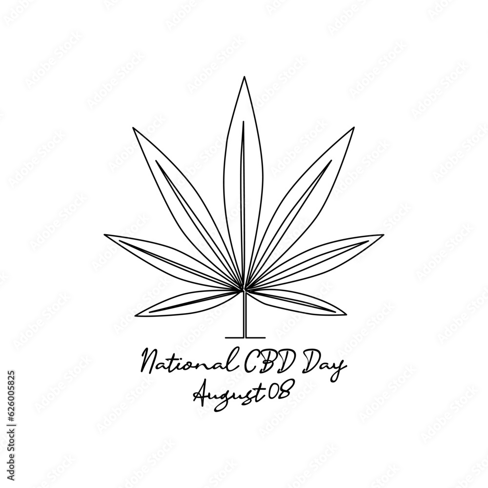 line art of national cbd day good for national cbd day celebrate. line art. illustration. line art of national cbd day good for national cbd day celebrate. line art. illustration.
