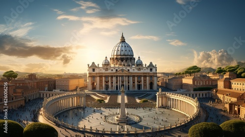 Obraz na plátně Vatican City Holy See - Vatican City (ai)