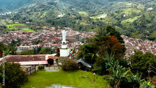 pueblo jardín Colombia desde el cristo photo