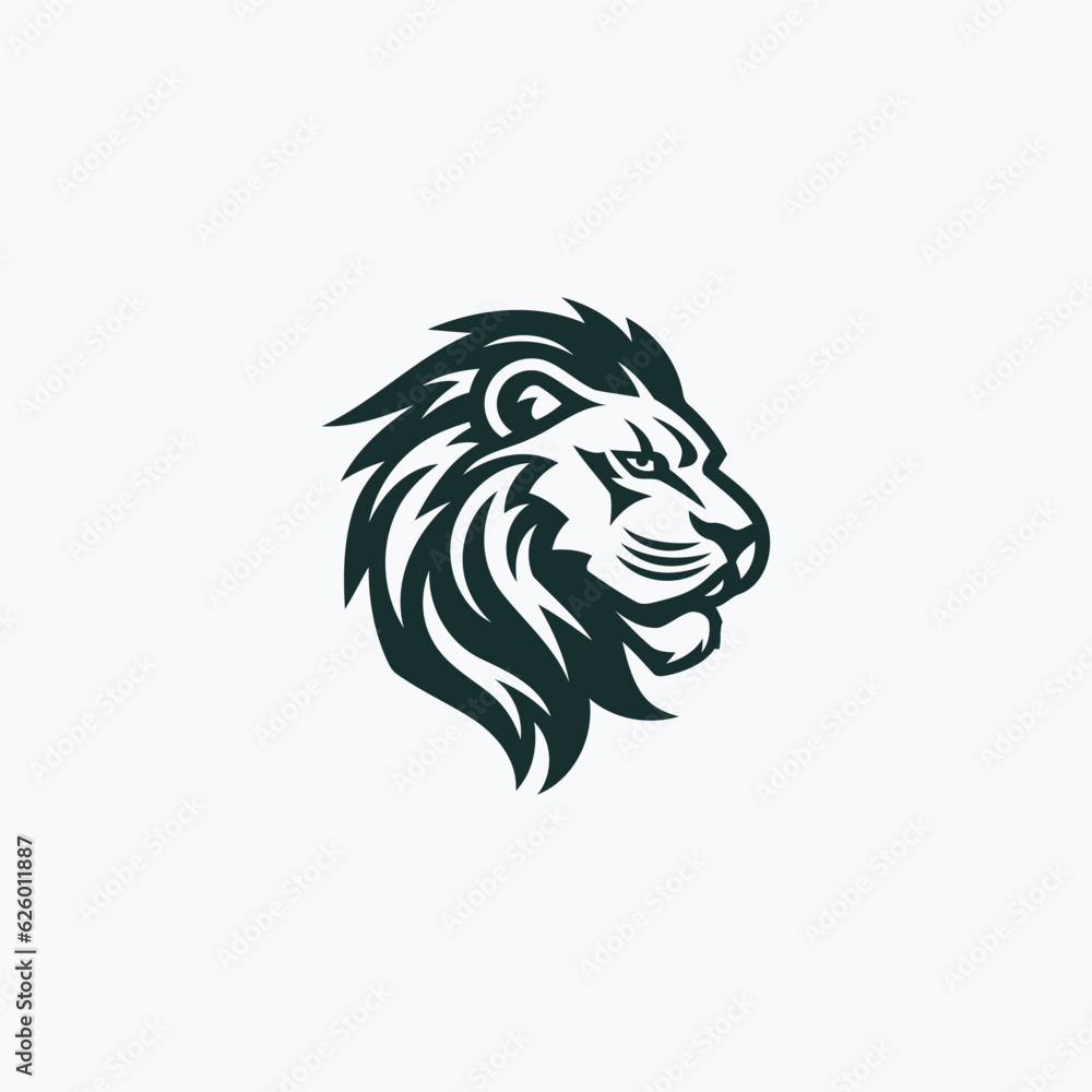 Fototapeta premium Lion logo design vector illustration