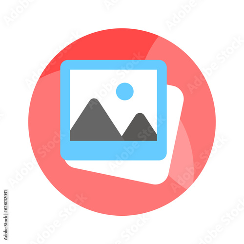Grab this carefully crafted vector of pictures in trendy style, easy to use icon