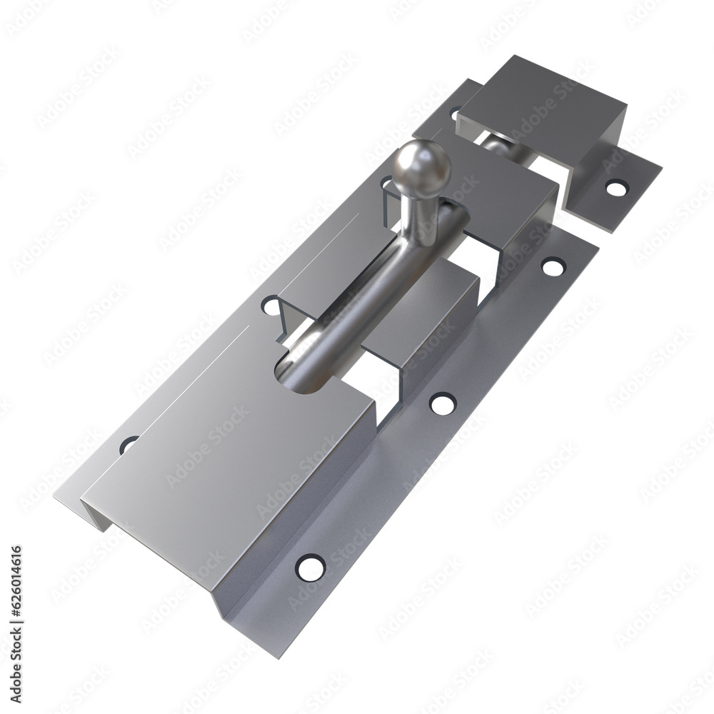 Heavy 3d steel latch model rendered, Steel Latch for office, house element Heavy 3d steel latch model rendered, Steel Latch for office, house element