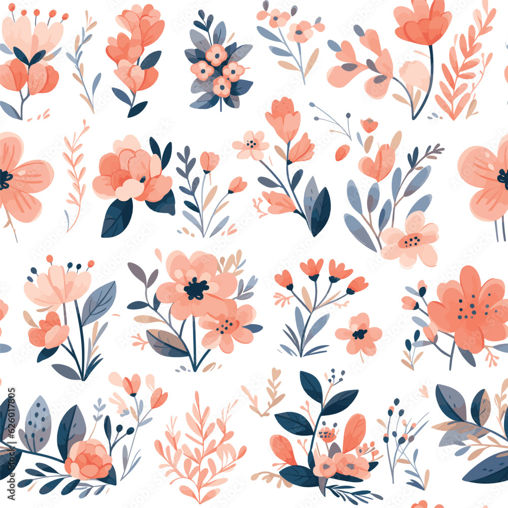 Obraz premium Pastel Paradise pattern