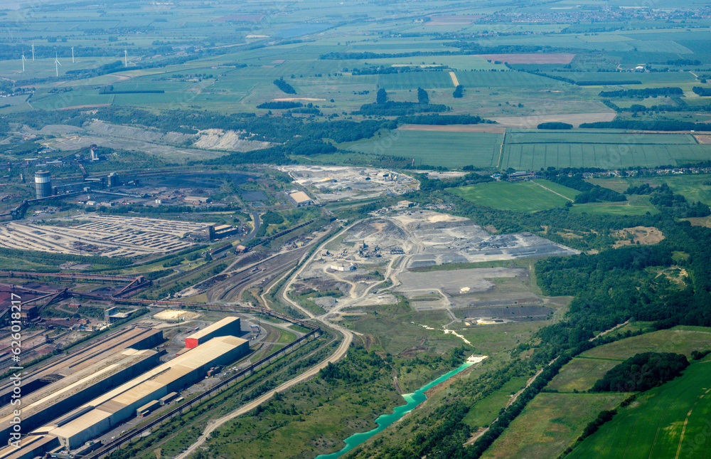 Scunthorpe Steelworks From Above