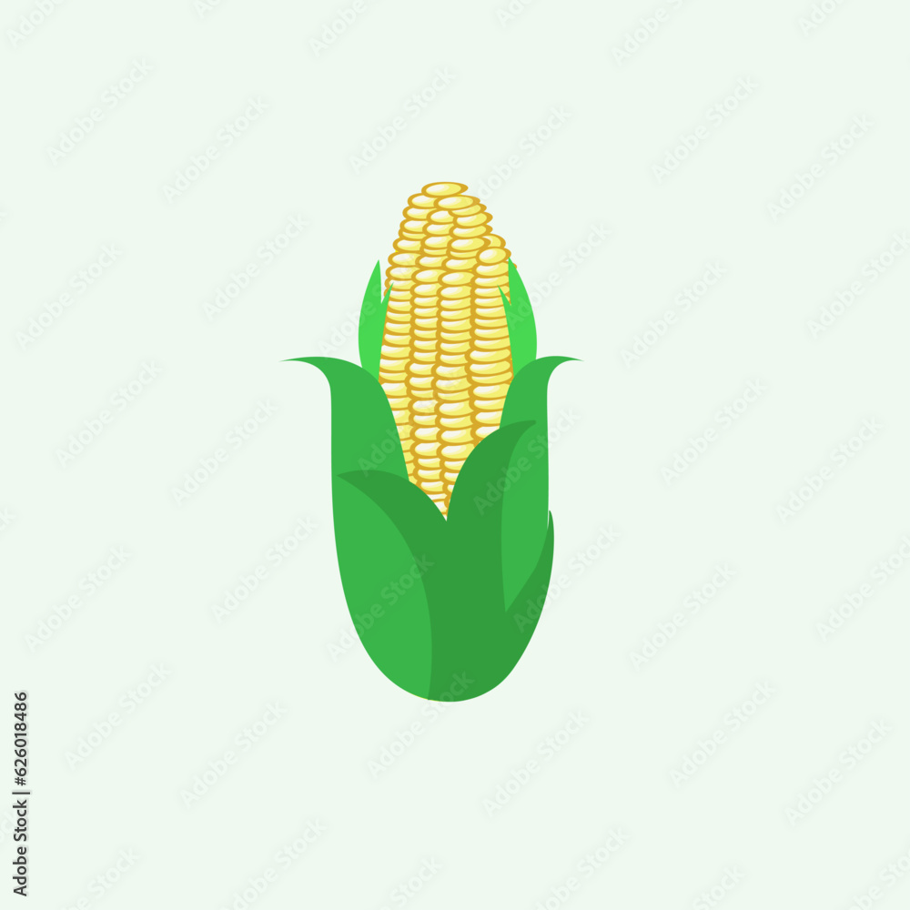 Obraz premium corn icon vector isolated on white background for your web and mobile app design, corn logo concept