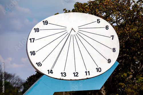 Traditional sundial in D. Sarah Kubitcheck City Park