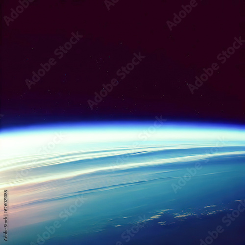  blue planet earth in space