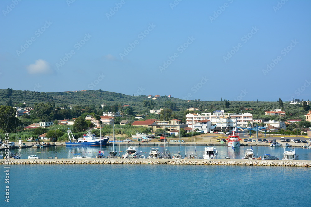 Widoki na wyspie Zakynthos, Grecja