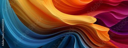 abstract colorful vibrant art background, generative ai