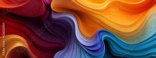 abstract colorful vibrant art background  generative ai