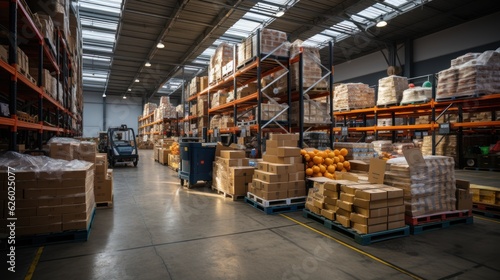 Warehouse Wonders: Exploring the Food Production Hub, generative ai