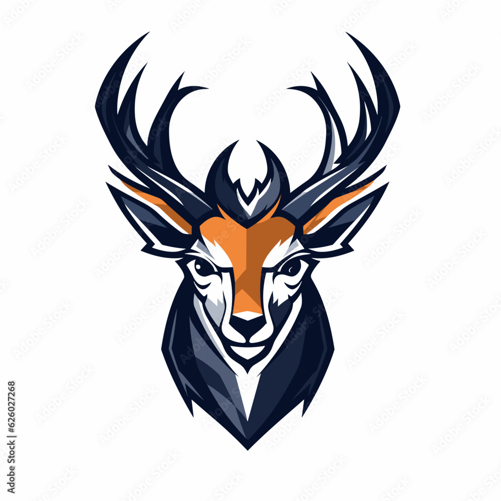 Esport vector logo deer, deer icon, deer head, vector Esport vector logo deer, deer icon, deer head, vector