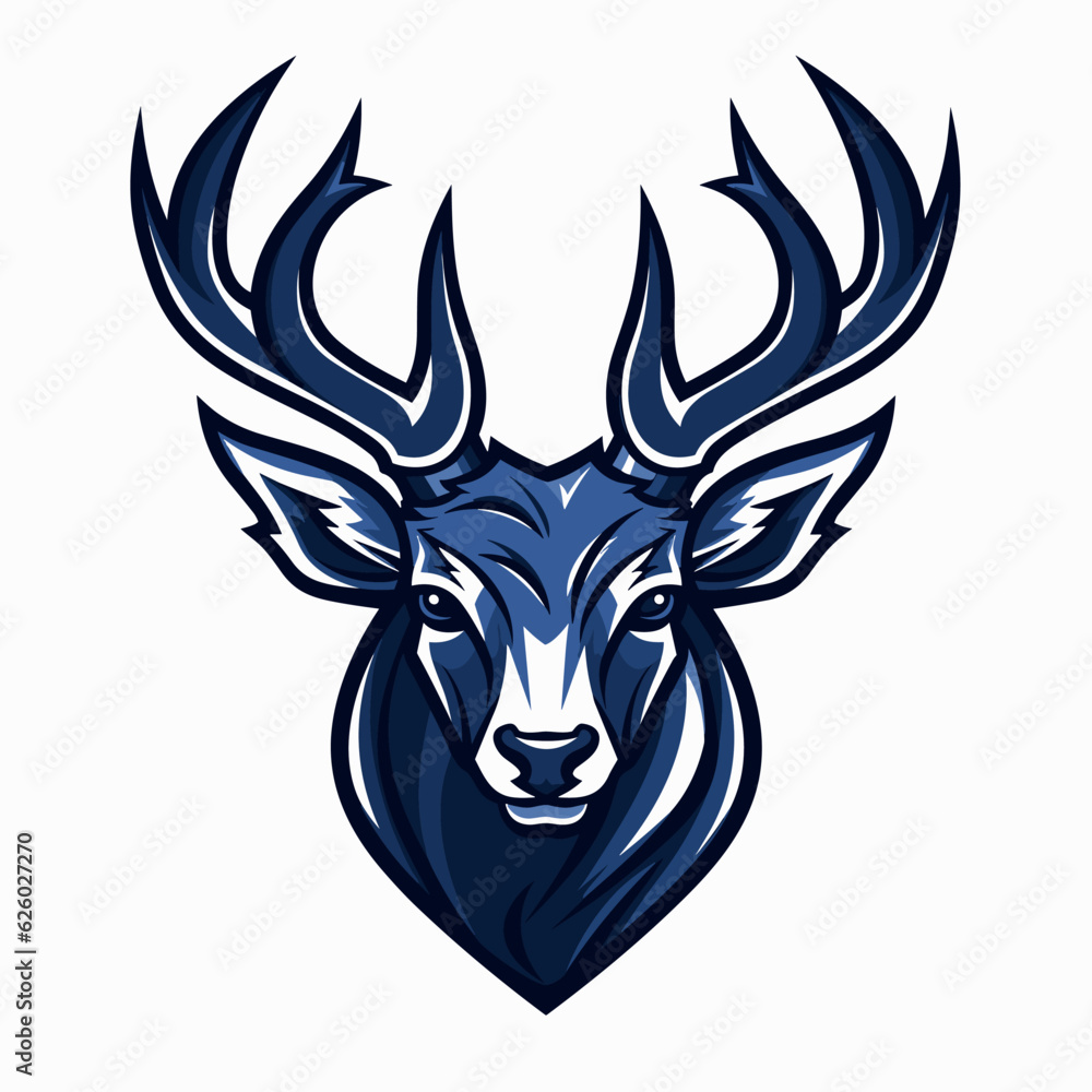 Esport vector logo deer, deer icon, deer head, vector Esport vector logo deer, deer icon, deer head, vector