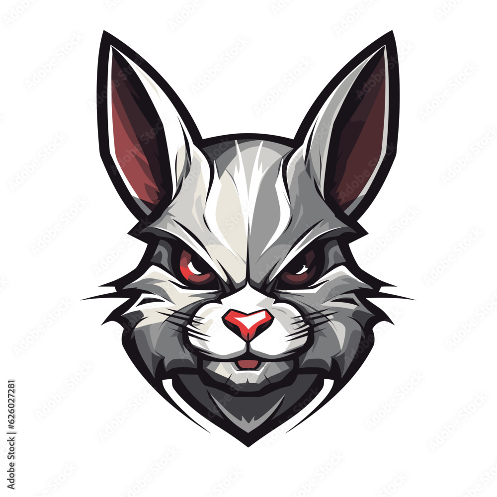 Esport vector logo rabbit, rabbit icon, rabbit head, vector