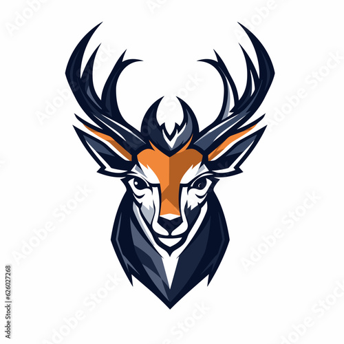Esport vector logo deer, deer icon, deer head, vector