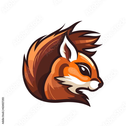 Esport vector logo squirrel, squirrel icon, squirrel head, vector